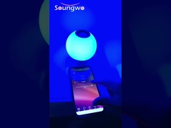 12W E27 Smart LED Bluetooth haut-parleur ampoule stéréo audio RVB changement de couleur